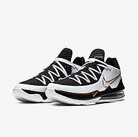 МУЖСКИЕ БАСКЕТБОЛЬНЫЕ КРОССОВКИ NIKE LEBRON 17 LOW METALLIC GOLD ОРИГИНАЛ (размер US 9 -26,5см)