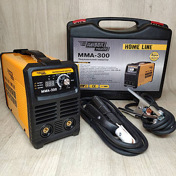Зварювальний апарат Kaiser MMA-300 HOME LINE в кейсі, фото 1
