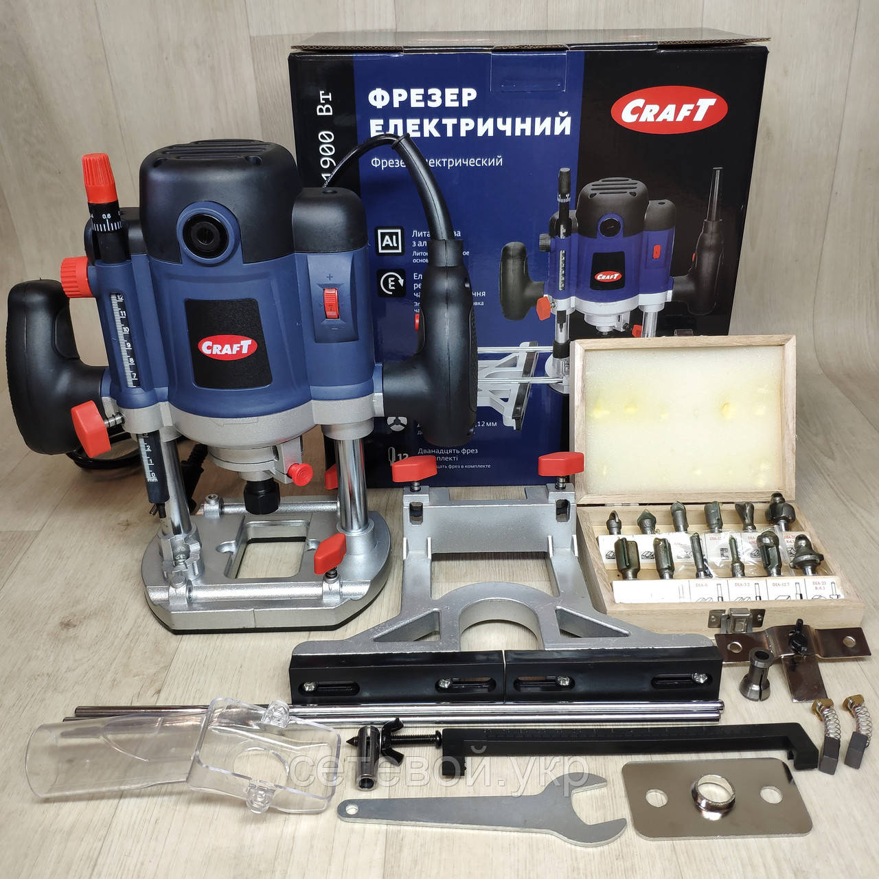 Фрезер по дереву Craft CBF 1900E под 10-12 цангу