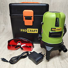 Лазерний рівень Procraft LE-3D (червоний промінь) нівелір