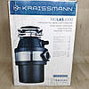 Кухонний подрібнювач харчових відходів Kraissmann 740 LAS 1000 з Кнопкою, фото 7