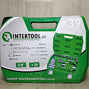 Набір ключів, головок INTERTOOL 39 одиниць інструментів, фото 3