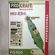 Гравер ProCraft PG-400 SET 234 в кейсі з насадками, фото 3
