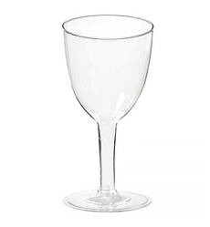 Келихи для вина, (5шт), матеріал - харчовий пластик (без запаху), 160 мл.