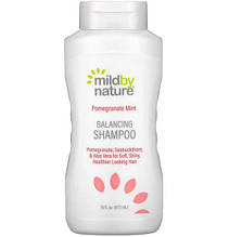 Відновлюючий шампунь з гранатом і м'ятою Mild By Nature Madre Labs Pomegranate Mint Balancing Shampoo