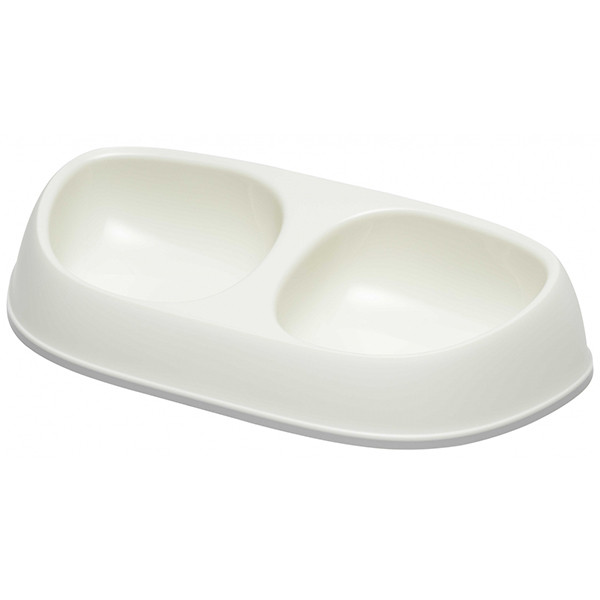 Миска подвійна для котів Moderna (Модерна) Double Sensibowl 2х200 мл білий