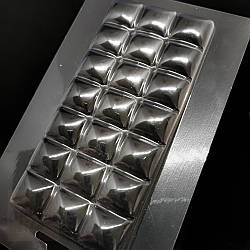 Форма пластикова (молд) для шоколаду "Шоколадні подушечки"