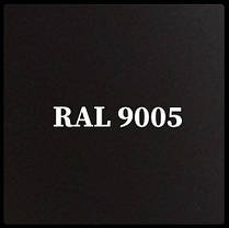 Гладкий лист POLYSTEEL — 0,45 мм / 1250 мм / PEMA / RAL 9005 чорний, фото 2
