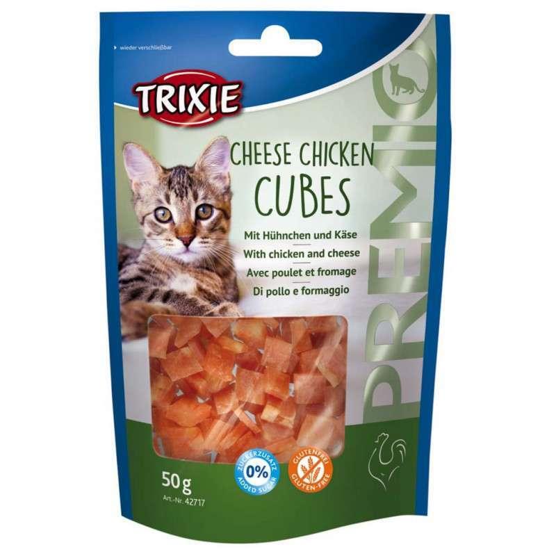 Ласощі для котів Trixie (Тріксі) Premio Cheese Chicken Cubes з сиром та куркою 50 г