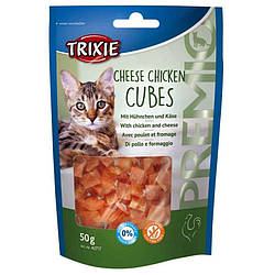 Ласощі для котів Trixie (Тріксі) Premio Cheese Chicken Cubes з сиром та куркою 50 г
