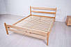 Ліжко полуторне Лікерія з ізножьем 120 х 200 см (бук натуральний), фото 7