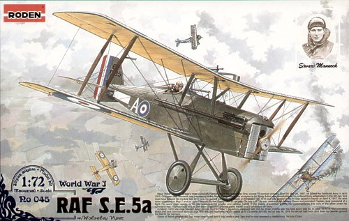 Пластикова модель 1/72 Roden 045 RAF британський винищувач RAF S.E.5a