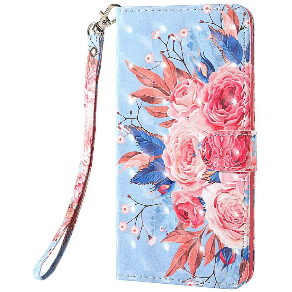 Чохол-книжка Color Book для Samsung N980 Galaxy Note 20 Троянди
