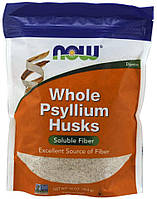 Оболонка насіння Подоріжника Псилліум Now Foods Whole Psyllium Husks 454 gr