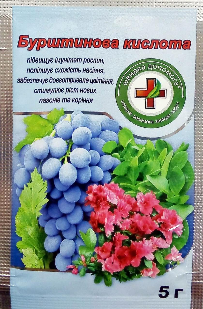 Бурштинова кислота 5 г регулятор росту