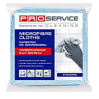 Салфетка из микрофибры PRO-Service STANDART универсальная для уборки 5 шт.