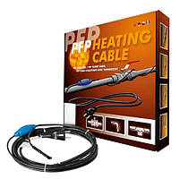 Нагрівальний кабель 2м 25Вт Fenix PFP12, для обігріву труб, з вбудованим термостатом, електричний Фенікс