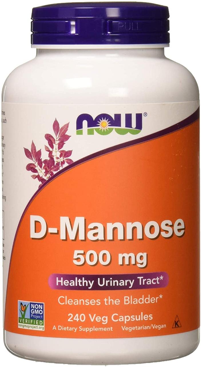 Now Foods D-Mannose 500 mg 240 капсул