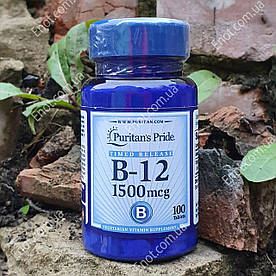 Вітамін B-12 Puritan's Pride B-12 1500 мкг 100 таблеток