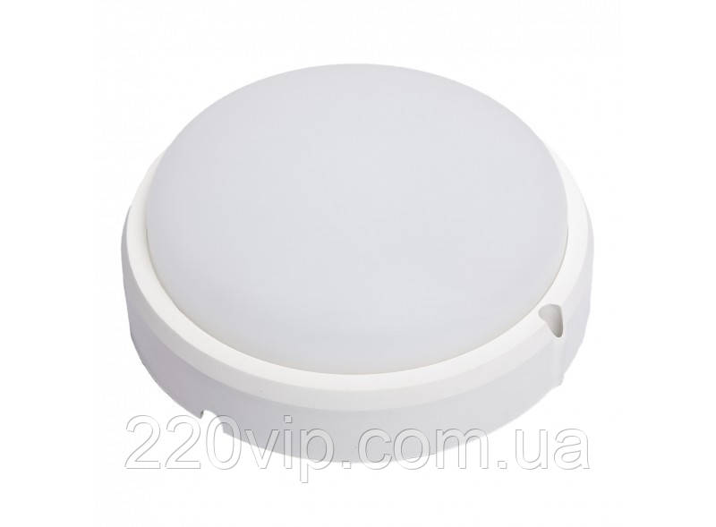 Світильник 20 Вт IP65 175х60мм Luxel BSR-20C, 6000 K, світлодіодний стельовий — настінний Люксел круг