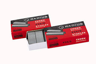 Скоби для степлера №24/6 Radius 1000 штук