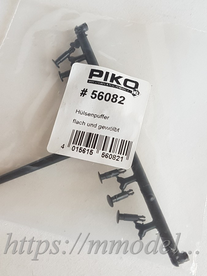 Piko 56082 комплект з 8ми круглих буферів для укомплектування вагонів, масштабу H0, 1:87