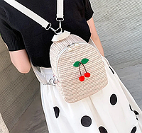 Женский стильный рюкзачок рюкзак ранець плетеный женская мини сумка сумочка 2