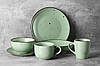 Тарілка обідня Ardesto Bagheria 19 см Pastel Green, фото 3