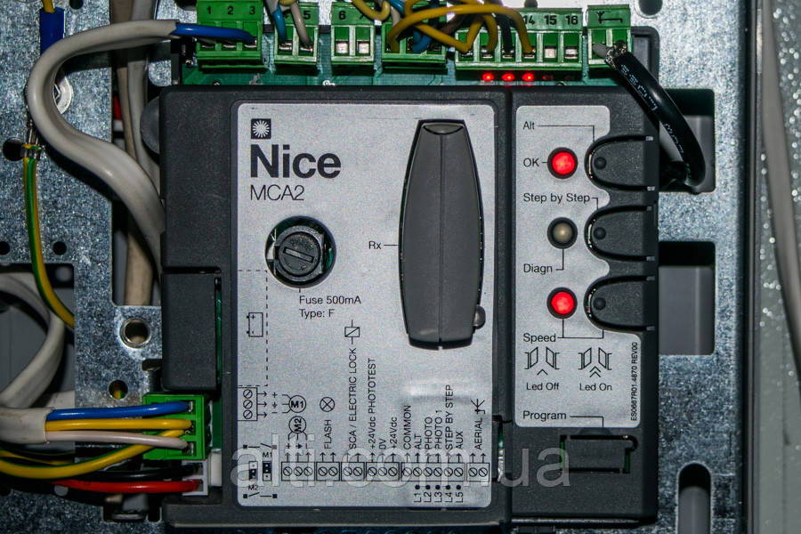 Плата MCA2 Блока Nice MC424 L Для Автоматики Распашных Ворот (ID.
