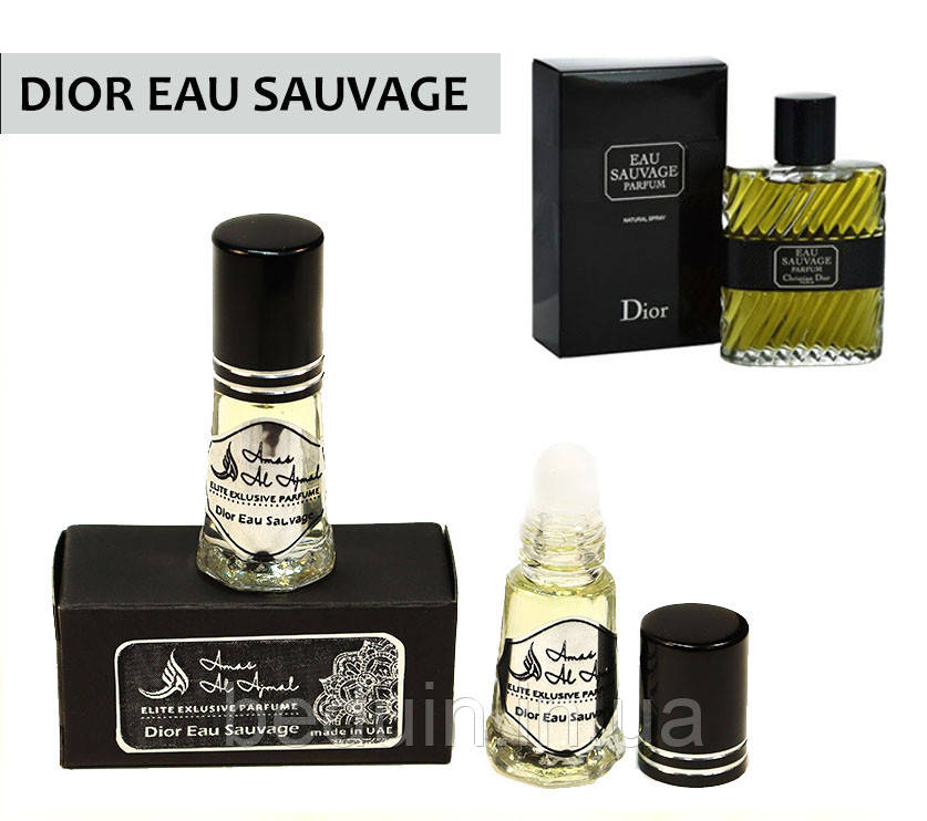 Елегантний чоловічий аромат Аналог на Dior Eau Sauvage (Діор Саваг) Amas Al Ajmal