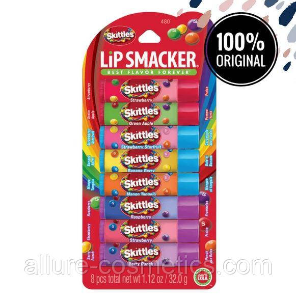 Бальзам для губ Lip Smacker Skittles в асортименті