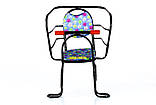 Дитяче велокрісло. З доладною спинкою. Велокрісло. Дитяче крісло для велосипеда. Крісло для велосипеда., фото 3