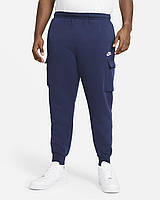 Штаны спортивные мужские Nike Sportswear Club Fleece CD3129-410 Темно-синий Размер S