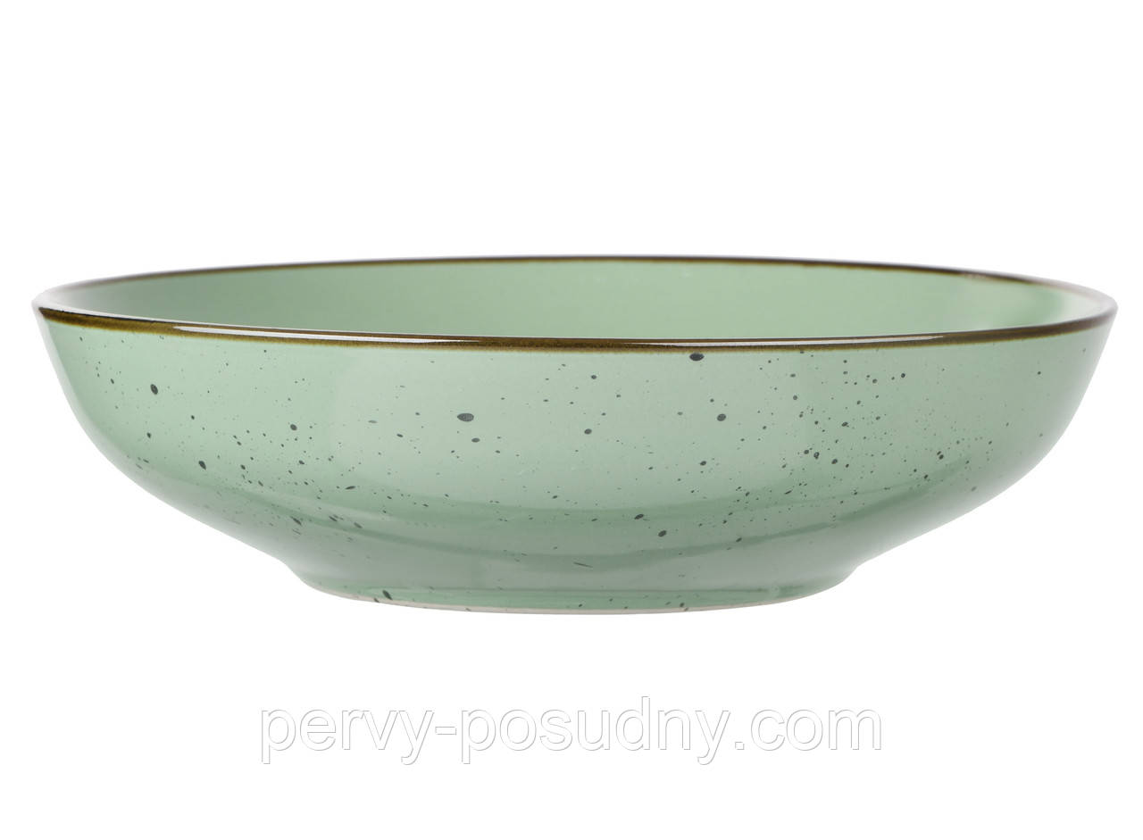 Тарілка обідня Ardesto Lucca 26 см Brown Grey