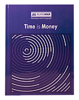 Книга учёта Buromax TIME IS MONEY BM.2400 А4, 96 л, клетка, офсет, твёрдая ламинированная обложка