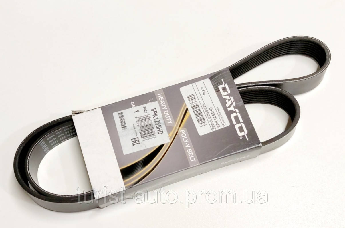 Ремінь генератора 8PK 1255HD E4 "DAYCO", Еталон/ТАТА613