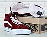 Жіночі зимові кеди Vans Old Skool SK8 Hi Winter Bordo (з хутром) VA38GEU64, фото 4