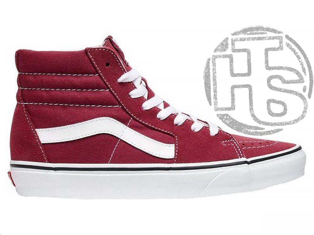 Жіночі зимові кеди Vans Old Skool SK8 Hi Winter Bordo (з хутром) VA38GEU64