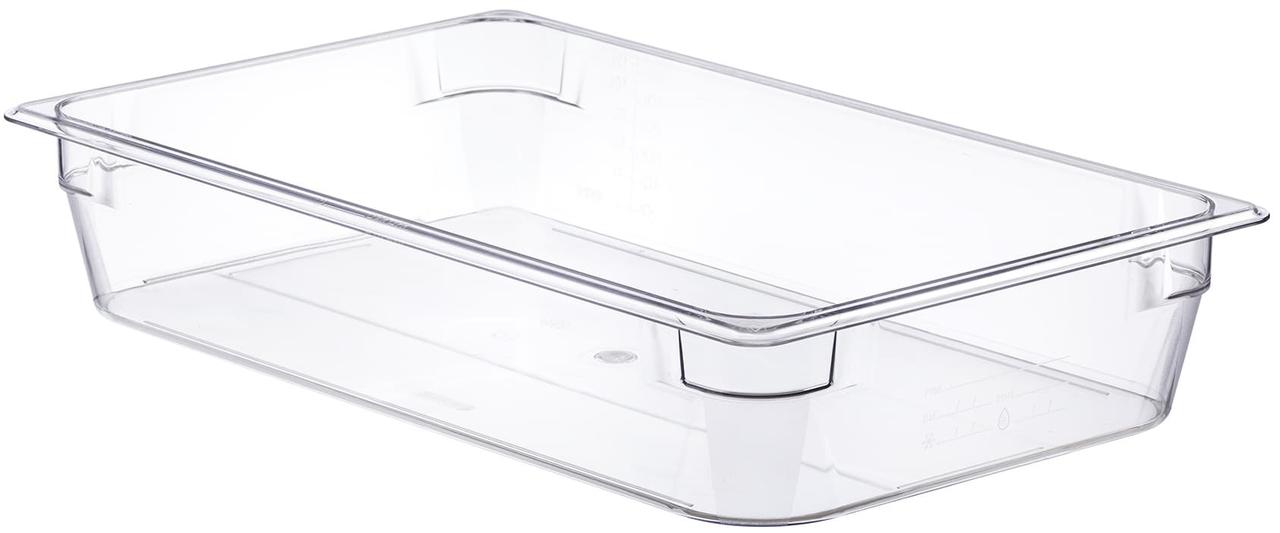 Гастроємність без ручок прямокутна GN 1/1 53х32.5х10см/13400мл з полікарбонату Araven, фото 1
