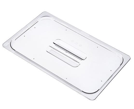 Кришка прямокутна GN 1/1 53х32.5х2.7см з полікарбонату Araven, фото 1