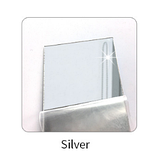Акрилове дзеркало квадратне 19×19 см 1 шт срібло, фото 4