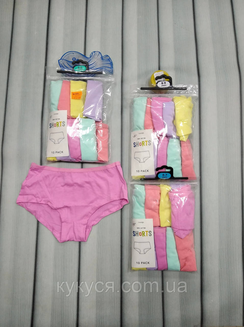 Трусики для дівчаток George. 100%cotton, фото 1