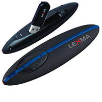 Презентер бездротовий USB Lexma PR7 (MP7-Black) 4 кнопки лазерна указка чорна бв