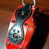 Нашийник для собак шкіряний із шипами шарпею, фото 2