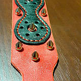 Нашийник для собак шкіряний із шипами шарпею, фото 3