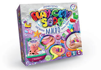 Набір для дитячої творчості "Пластилінове Мило 8цв "PLAY CLAY SOAP" PCS-01-01,02, фото 4