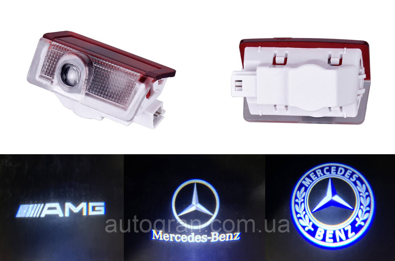 Підсвітка дверей Mercedes GL ML E C A B class після 2011г