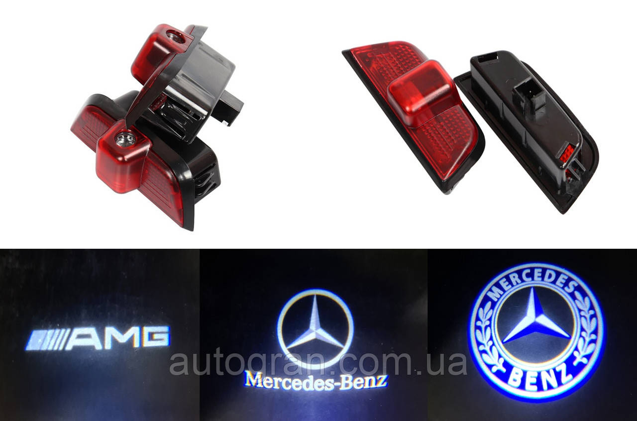 Підсвітка дверей Mercedes Benz W204 C-class, фото 1