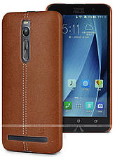 Чохол-накладка Imak Leather Case для ASUS Zenfone 2 ZE550ML/ZE551ML Brown