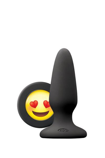 Анальний штекер mojis ily середній чорний
